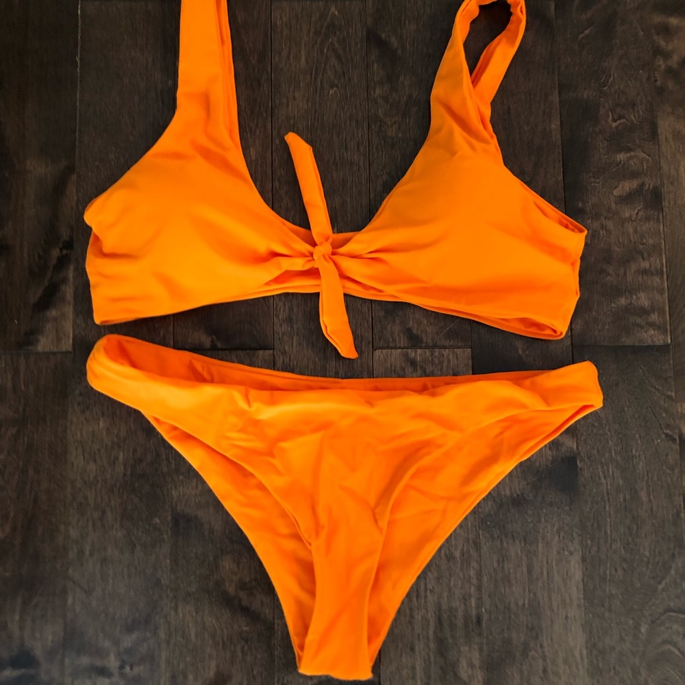 Orange bikini
